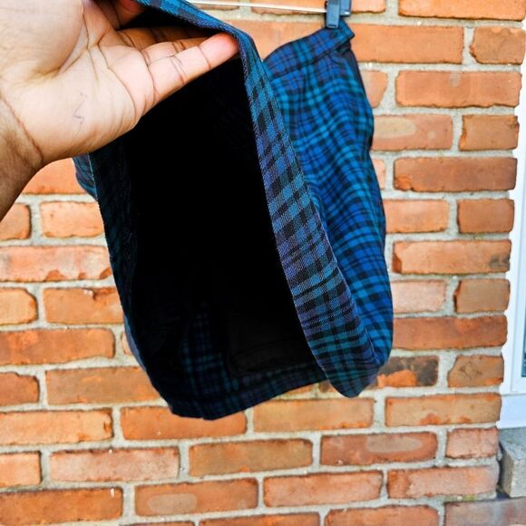 New Flynn O'Hara Green Multicolored Plaid Academia Skirt. - Picture 4 of 16